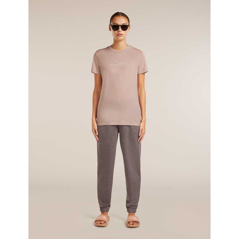 Icebreaker W Merino 150 Tech Lite SS Tee Sparkling Stars image number 2